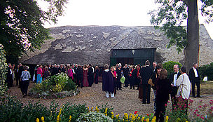 Venue for Summer Seranade - the restored barn at North Moreton