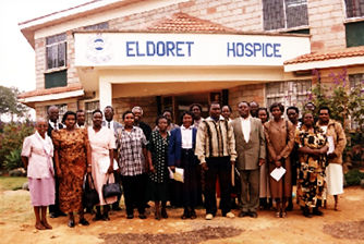 Volunteers on hospice training course at Eldoret