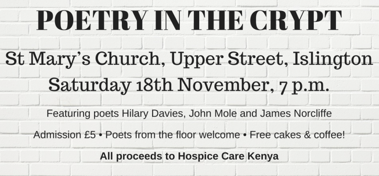 Poetry in the Crypt November 2017