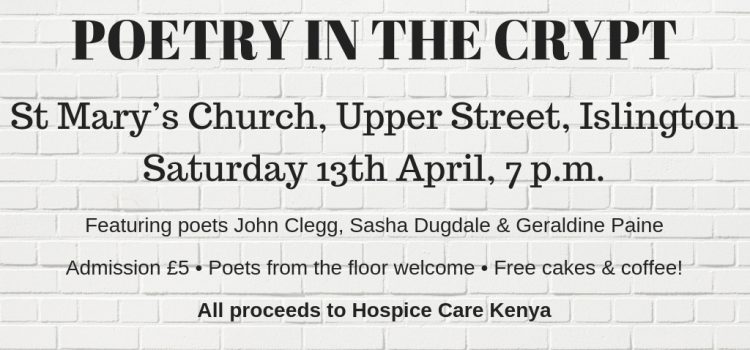 Poetry in the Crypt is back!